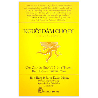 Sách người dám cho đi