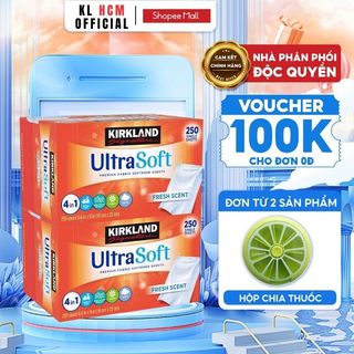 Giấy thơm quần áo ultra soft 250 tờ Kirkland Signature của Mỹ hương thơm nhẹ nhàng, dễ chịu cho quần áo