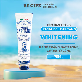 Kem Đánh Răng Làm Trắng Capitano Cho Răng Trắng Sáng Tự Nhiên Bảo Vệ Răng Chắc Khỏe 75ml