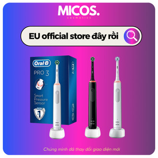 Bàn Chải Điện Oral-B Pro 3000 - Bàn Chải Chăm Sóc Răng Chính Hãng