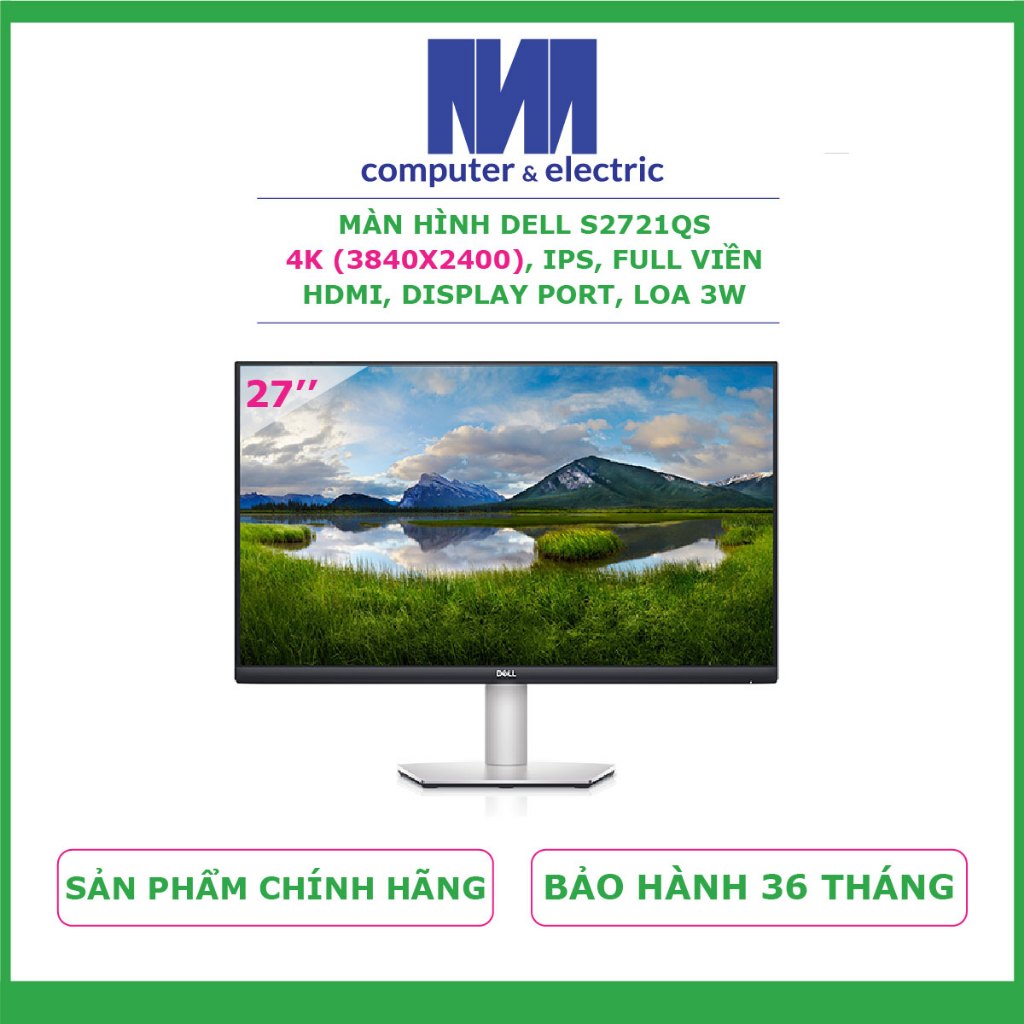 Màn Hình DELL S2721QS 4K, IPS