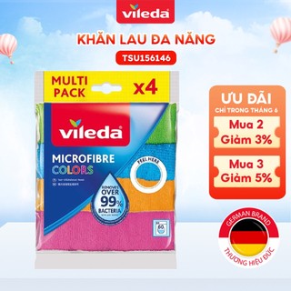 [156146] Khăn lau đa năng VILEDA set 4 chiếc một gói