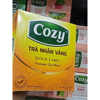 Trà Cozy nhãn vàng hộp 100 túi