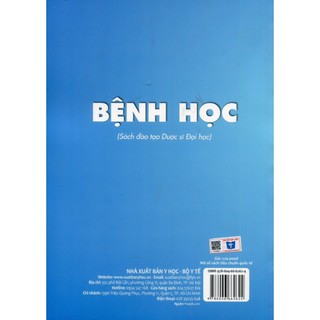 Sách - Bệnh học (Sách đào tạo Dược sỹ Đại học)