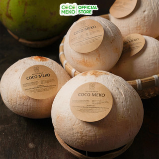 Combo 10 trái Dừa Tươi Gọt Trọc Coco Meko dừa xiêm Bến Tre size S