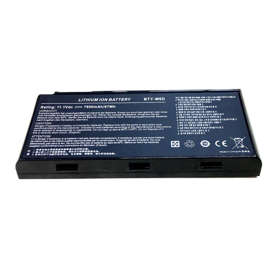 Pin MSI X6813 X6811 11.1V 7800mAh 87Wh BTY-M6D