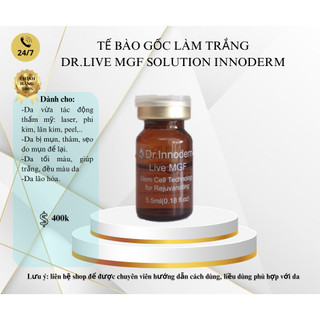 2 Ống Tế bào gốc trắng da Se nhỏ lỗ chân lông Live chuẩn Hàn Quốc