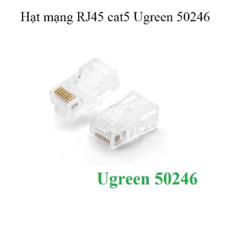 Hạt mạng RJ45 Cat5e 100c/túi chính hãng Ugreen 50246 cao cấp