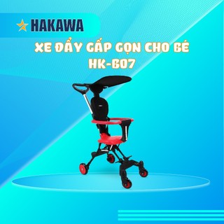 Xe đẩy gấp gọn cho bé HAKAWA HK-B07 - bảo hành chính hãng 2 năm