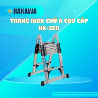 Thang inox rút đôi hakawa hk-25a - bảo hành chính hãng 12 tháng