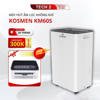 Máy hút ẩm, máy hút ẩm dân dụng kosmen km-60s – thương hiệu đức - bảo hành 24 tháng