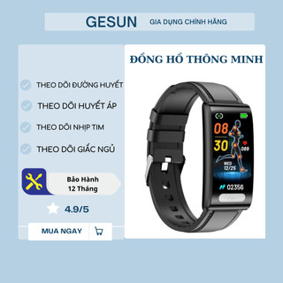 Đồng hồ thông minh DeepFit theo dõi nhịp tim đo đường huyết oxy máu , theo dõi sức khỏe