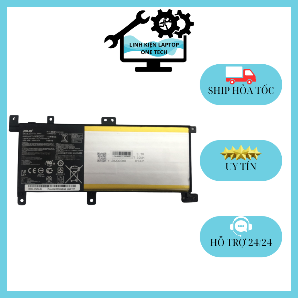 Pin Laptop Asus A556 A556U A556UA A556UF A556UR A556UJ X556 X556UA C21N1509