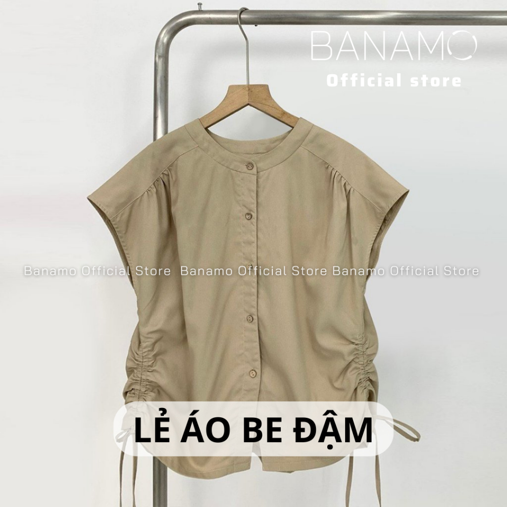 Áo nữ BIGSIZE  áo dây rút đính cúc dọc chất thô mềm L6 | BigBuy360 - bigbuy360.vn