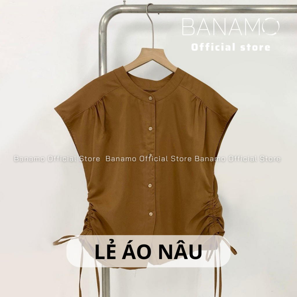 Áo nữ BIGSIZE  áo dây rút đính cúc dọc chất thô mềm L6 | BigBuy360 - bigbuy360.vn