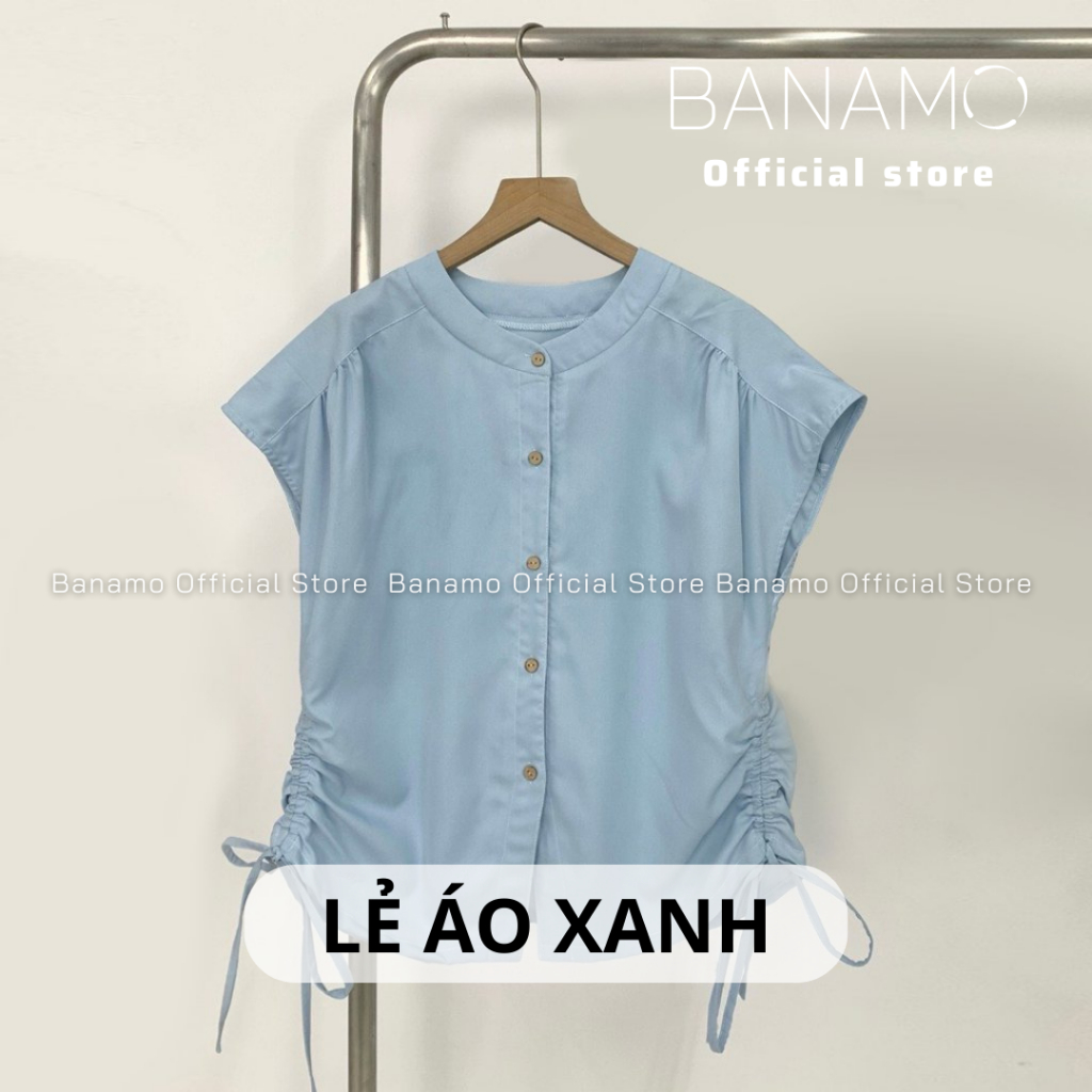 Áo nữ BIGSIZE  áo dây rút đính cúc dọc chất thô mềm L6 | BigBuy360 - bigbuy360.vn