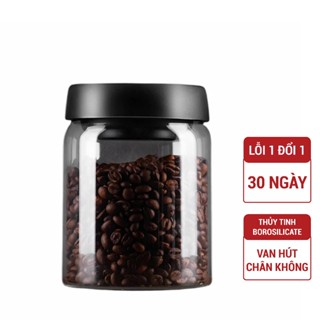  Hộp Đựng Cà Phê Hút Chân Không Thủy Tinh Borosilicate Cao Cấp SCKGL 
