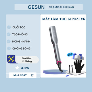 Máy làm tóc đa năng KIPOZI V6 ép thẳng uốn xoăn tạo kiểu tóc làm nóng nhanh, kẹp không rít tóc giúp ngăn ngừa hư tổn