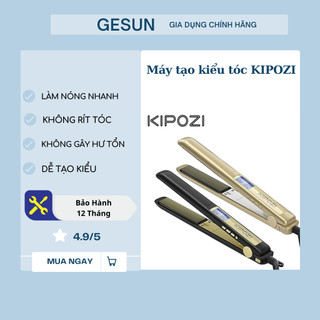 Máy tạo kiểu tóc KIPOZI K137 thiết kế 2 trong 1 làm nóng nhanh, kẹp không rít tóc giúp ngăn ngừa hư tổn an toàn