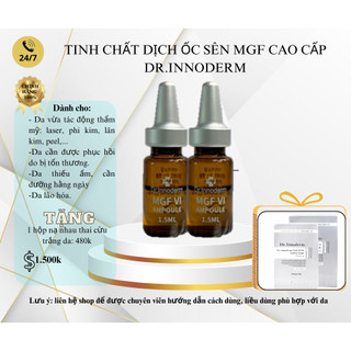 Hộp 20 ống MGF Dịch_ỐC_SÊN chính hãng  -Tặng 1 hộp nạ trắng da Dr.Innoderm
