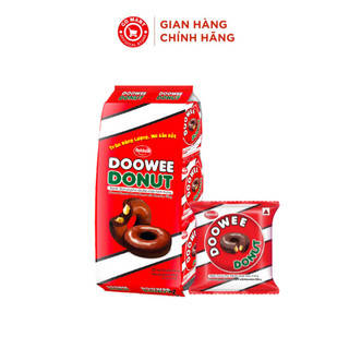 Bịch 12 gói bánh Doowee Donut phủ socola thơm mềm sốp 360g/gói
