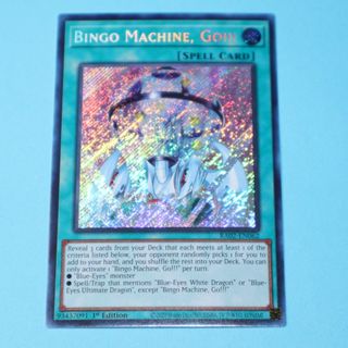 Ra02 Lá bài thẻ bài Bingo Machine Go - Secret Rare - Tặng bọc bài nhựa bảo quản