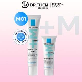 Kem Giảm Mụn Nhanh Sau 8 giờ  La Roche-Posay Effaclar Duo+ M 40ml- Dr Thêm