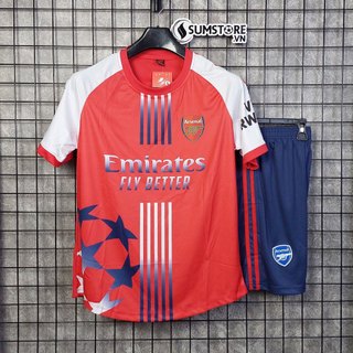 Quần Áo Arsenal Đỏ ZK 2024 - Đồ Đá Banh Đẹp Mới Cao Cấp