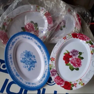 dĩa mica hột xoài ( dày cao cấp )