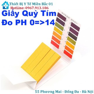 Giấy Quỳ Tím Đo PH Gói 80 Miếng