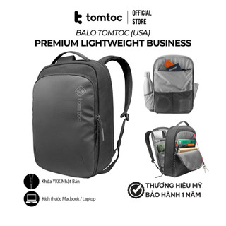 Balo Tomtoc Premium Lightweight Cordura Business Corner Armor For Macbook 16inch -Hàng chính hãng