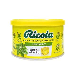 Kẹo ngậm thảo mộc hương chanh bạc hà ricola lemon mint herb