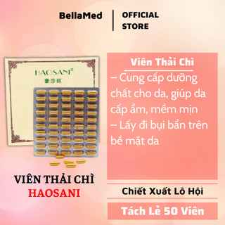 Viên Thải Chì , Viên Tẩy Chì Haosani chính hãng tách lẻ 1 vỉ 50 viên