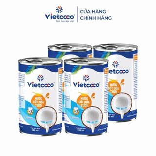 Combo 10 hộp nước cốt dừa tươi lon 160ml