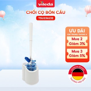 [156132] Chổi cọ bồn cầu, toilet VILEDA Power Brush gồm khay đựng để pha nước tẩy rửa