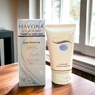 Sữa rửa mặt trắng da, ngừa mụn Havona Deep Whitening 120ml