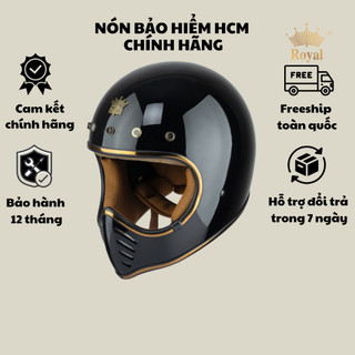 Nón bảo hiểm fullface Royal H1 - Mũ bảo hiểm Royal H01 classic chính hãng