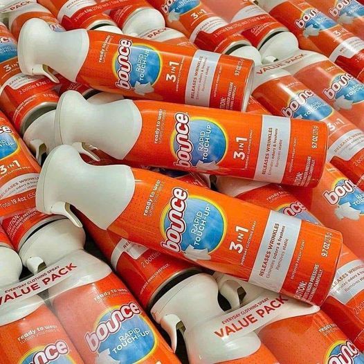 (Chính Hãng) MỘT Chai xịt phẳng và Thơm Quần Áo Bounce 3in1--Mỹ