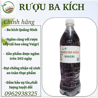 R ượu ba kích Viagri ngâm chuẩn vị đảm bảo chất lượng