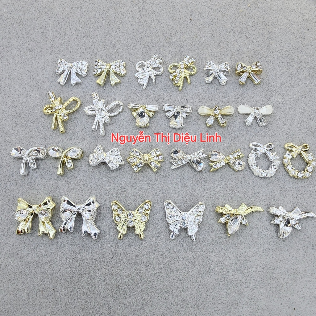 Túi 2 viên chamr nail trang trí móng tay