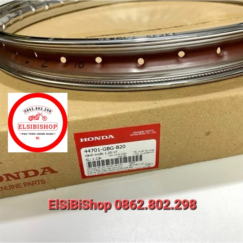Niềng Vành Chính Hãng| 120-17 140-17 160-17| 44701-GBG-B20 42701-GBG-B20 42701-KW7-902 42701-KFL-890