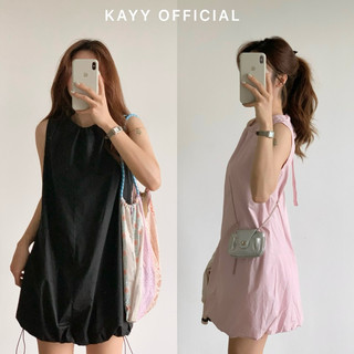 Kayy. váy sát nách rút gấu _ v001