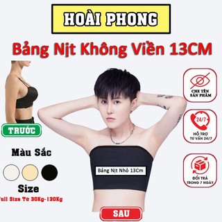 Áo Nịt Ngực Tomboy - Hoài Phong Store - Bản Nịt Gen Thun 13cm - Có Lót Gen Thun Trước Ngực