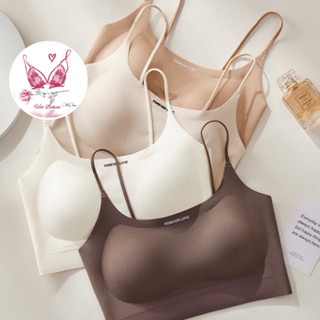  Áo Bra Nữ Su Tăm 2 Dây FOREVER LOVE Có Mút Nâng Ngực Màu Pastel Quyến Rũ HOT Bikini 3186  { A421 } 