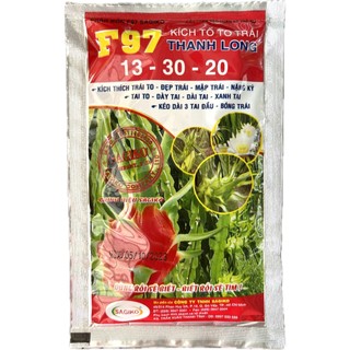 Phân Bón F97 Sagiko - Kích Tố To Trái Thanh Long - F 97 - Gói 100g