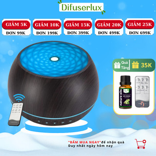 Máy xông tinh dầu 1000ml có loa bluetooth khuếch tán phun sương tạo ẩm cao cấp - DIFFUSER LUX