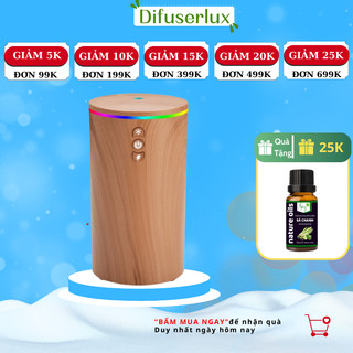 Máy khuếch tán tinh dầu ô tô loại mới 3 nút giúp khử mùi xe hơi - Diffuserlux