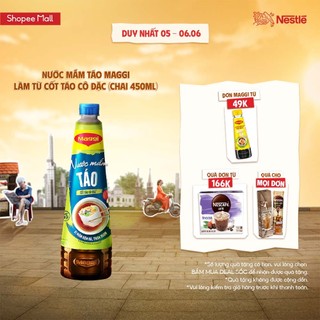 Nước Mắm Táo MAGGI làm từ cốt táo cô đặc (chai 450ml)