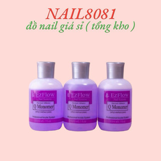 Lưu huỳnh EzFlow đắp móng bột chai 150ml , dung dịch Liquid tím