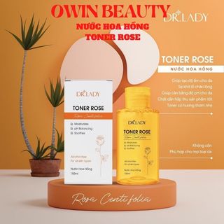 Hcm nước hoa hồng toner rose dr.lady 150ml dưỡng ẩm da, giúp làm dịu da, dưỡng trắng da cân bằng ph